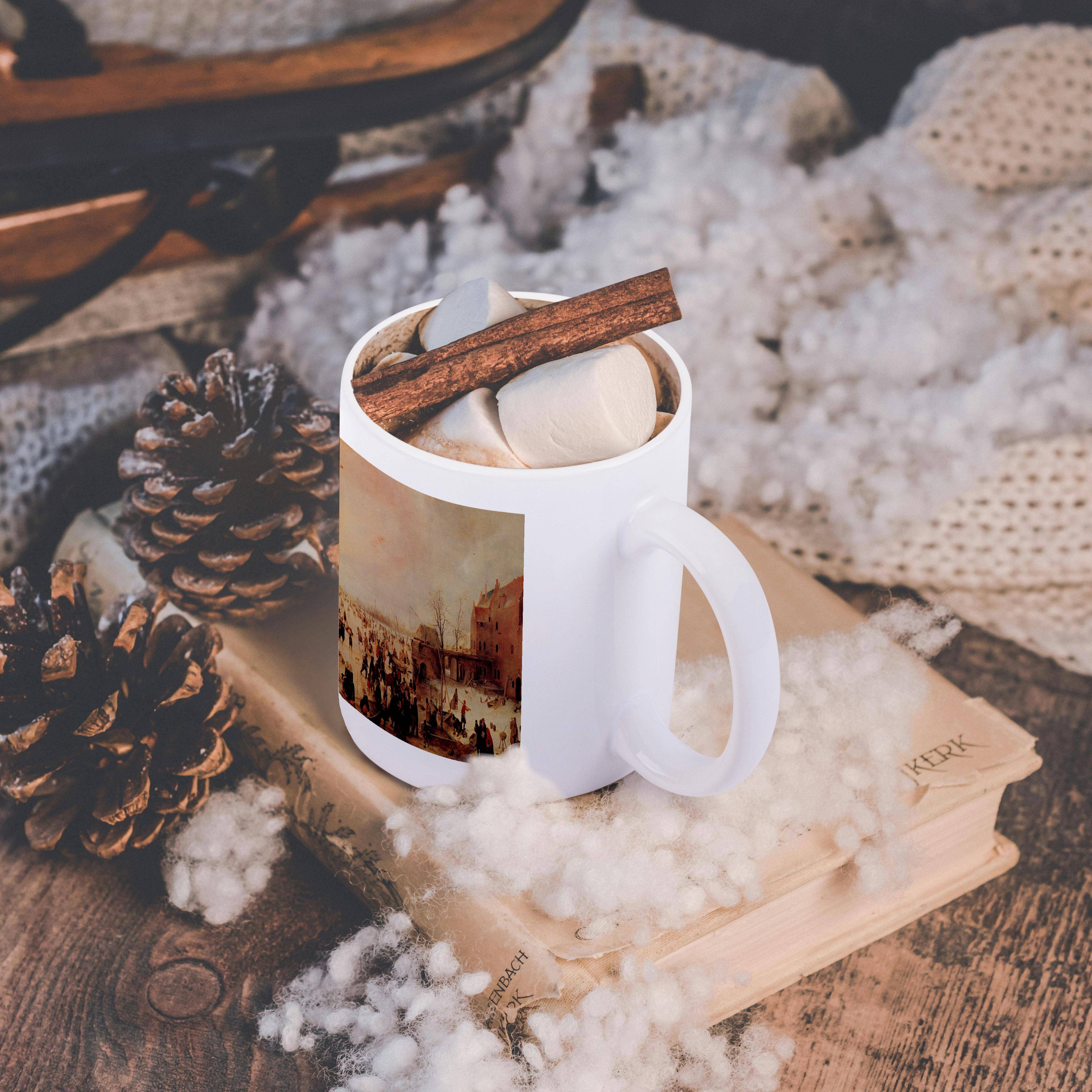 3dRose - Wholesale Coffee Mug - 3dRose, A Scene on the Ice Near Town, ca 1615 by Hendrick Avercamp, Mug11