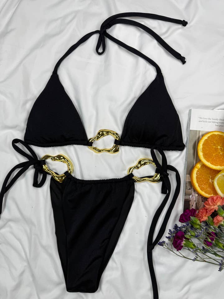 Anny Oro Negro para venta al por mayor de Patiya Swimwear