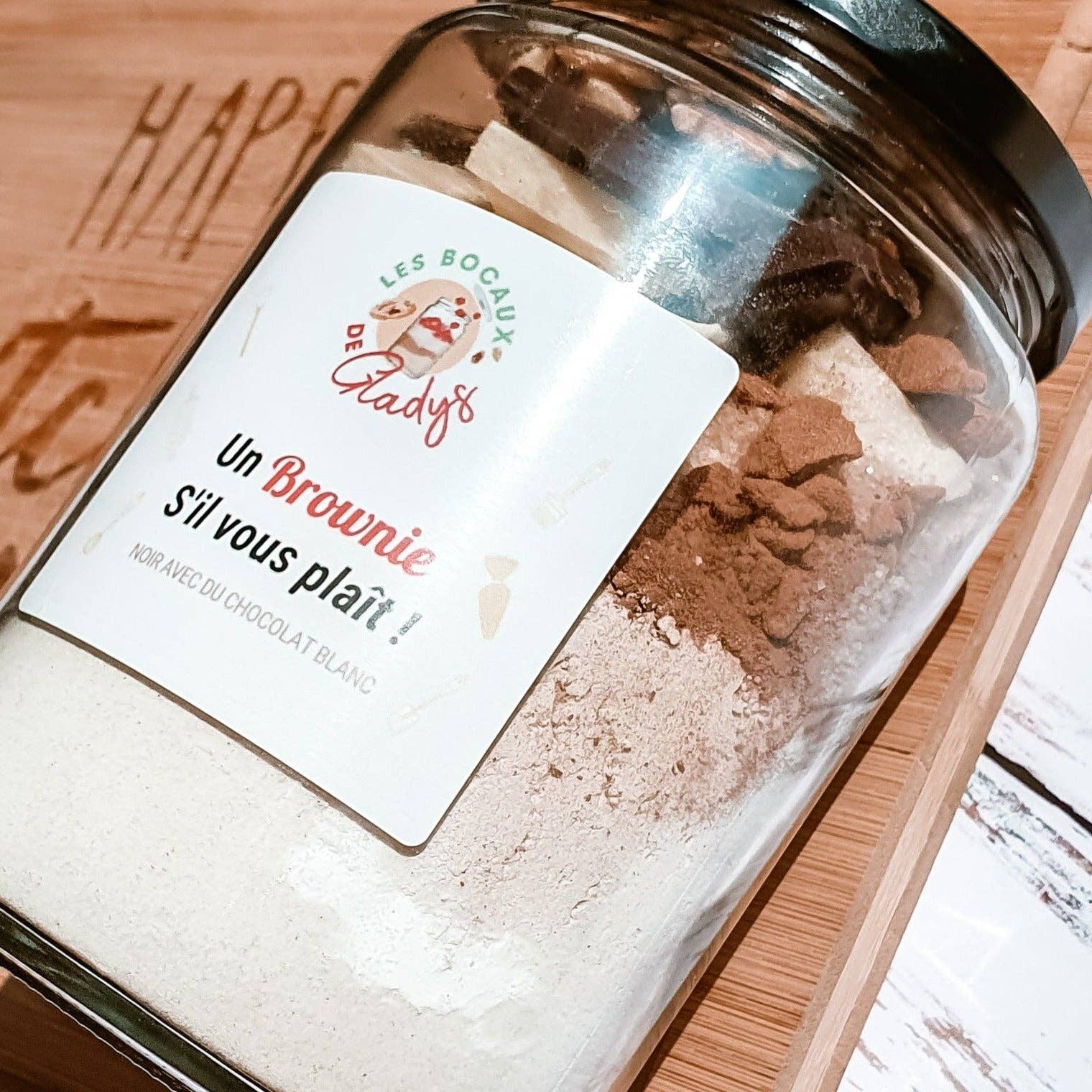 Les Bocaux de Gladys - Wholesale Brownie Mix - Double chocolate brownies - gluten-free1