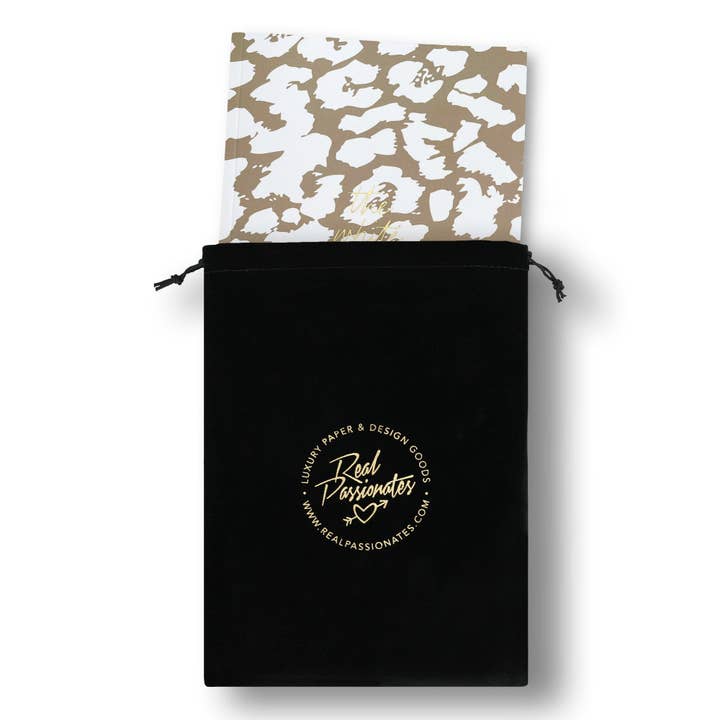 Real Passionates - Wholesale Notebook - Notizbuch, "White Pages", Leopard, A5, blanko Seiten3