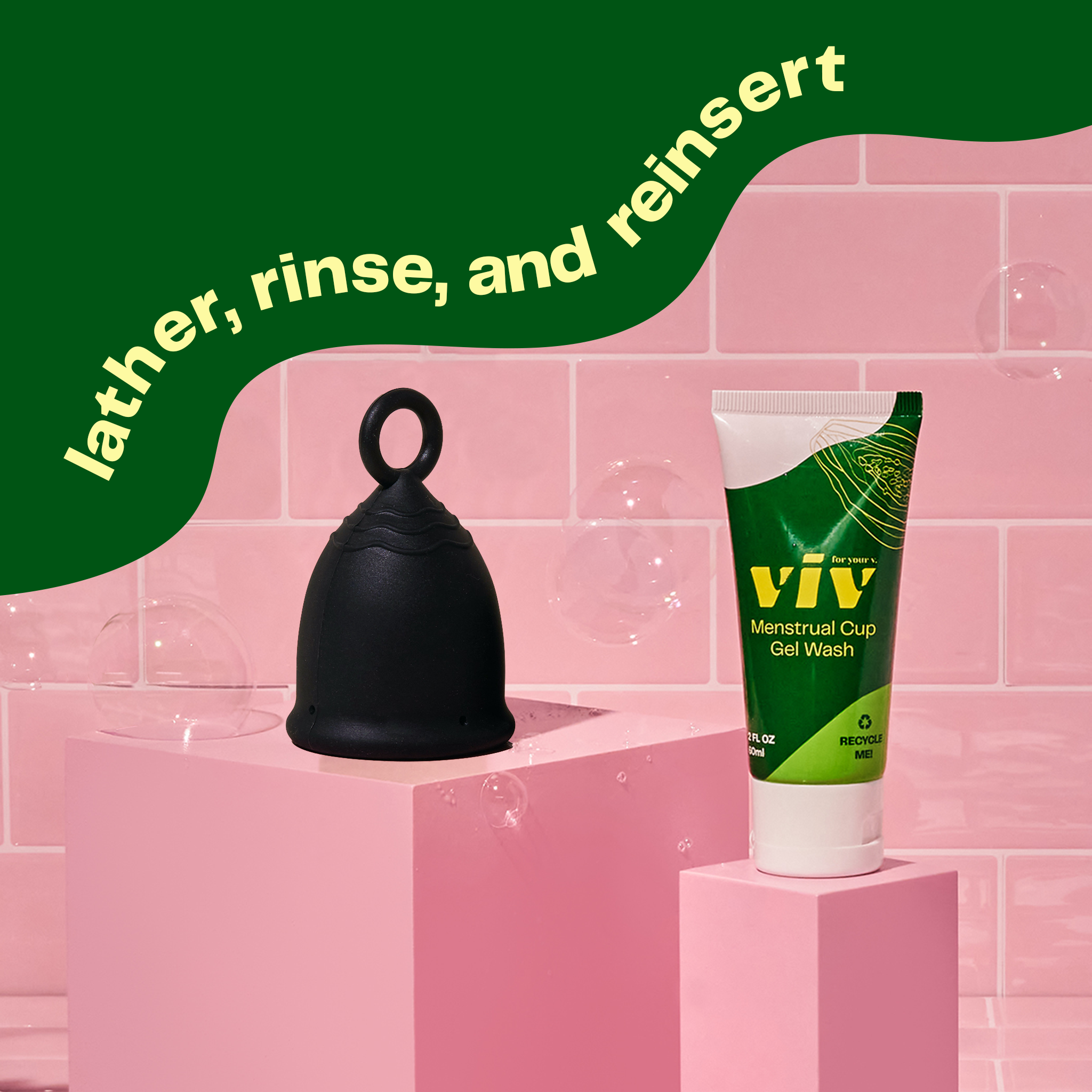 Viv for your V - Wholesale Menstrual Cup - Viv Menstrual Cup & Disc Wash - All Natural Gel Cleanser4