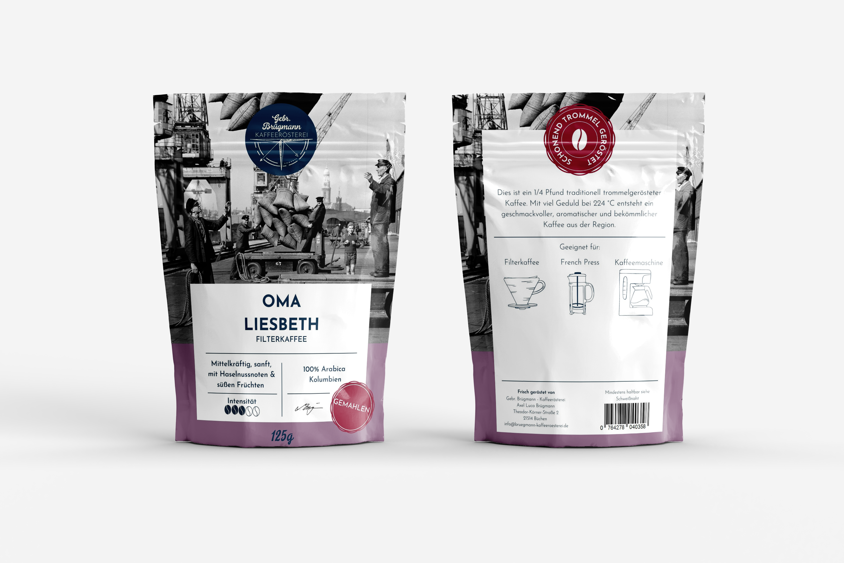 Gebr. Brügmann Kaffeerösterei - Wholesale Ground Coffee - Grandma Liesbeth - hand-roasted filter coffee1