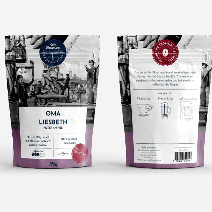 Gebr. Brügmann Kaffeerösterei - Wholesale Ground Coffee - Grandma Liesbeth - hand-roasted filter coffee1