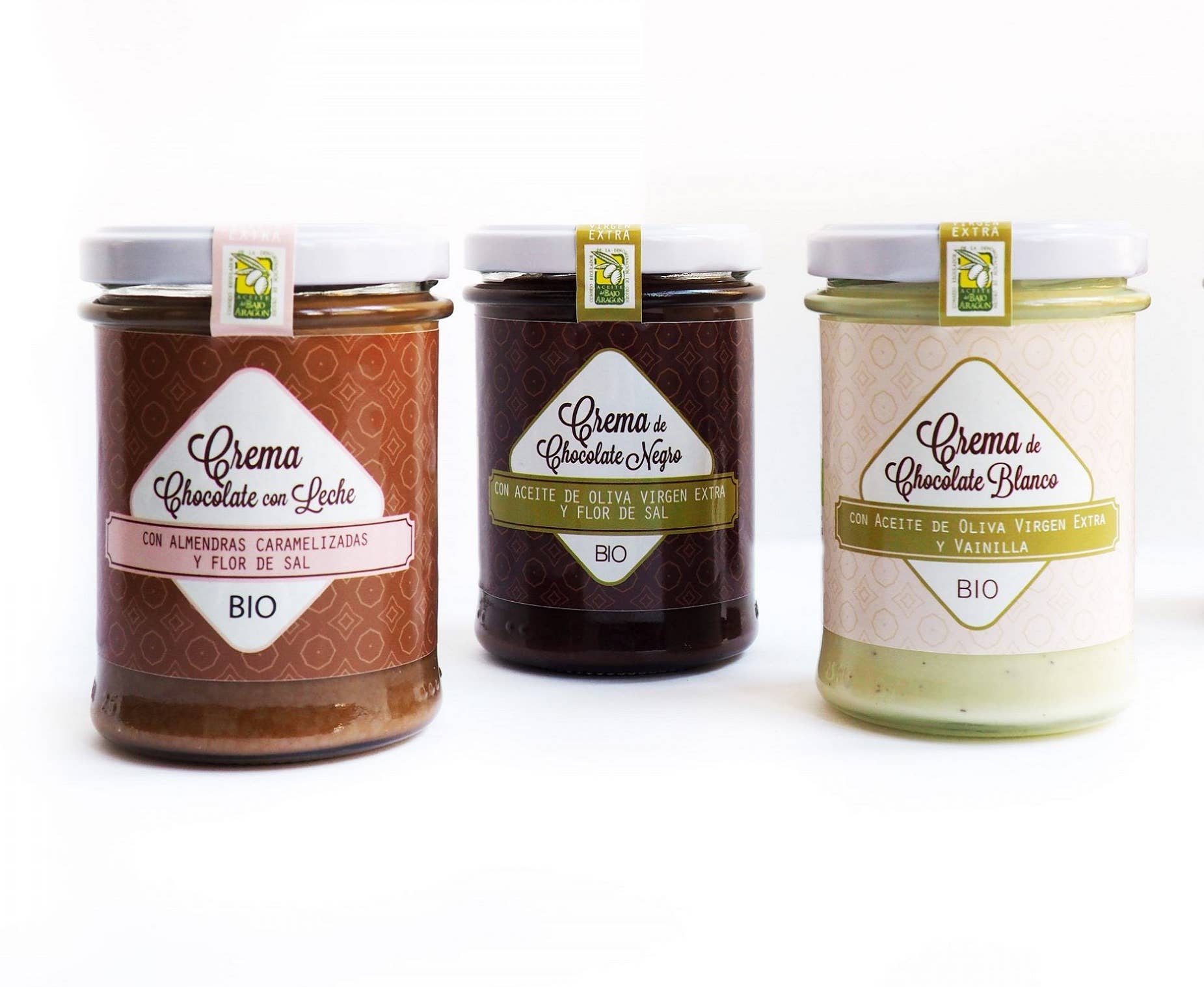 CHOCOLATES ARTESANOS ISABEL - Wholesale Nut Butter - ORGANIC CREAMS Three Flavors: White/Milk/Black (9 Creams)0