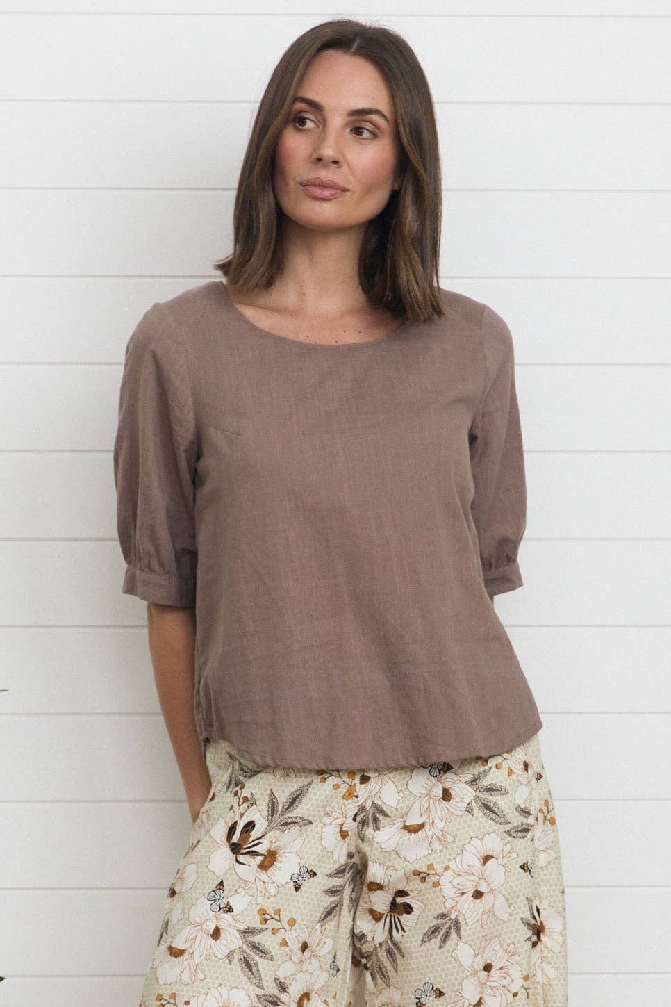 Gigi Top - Smoke for wholesale on Faire