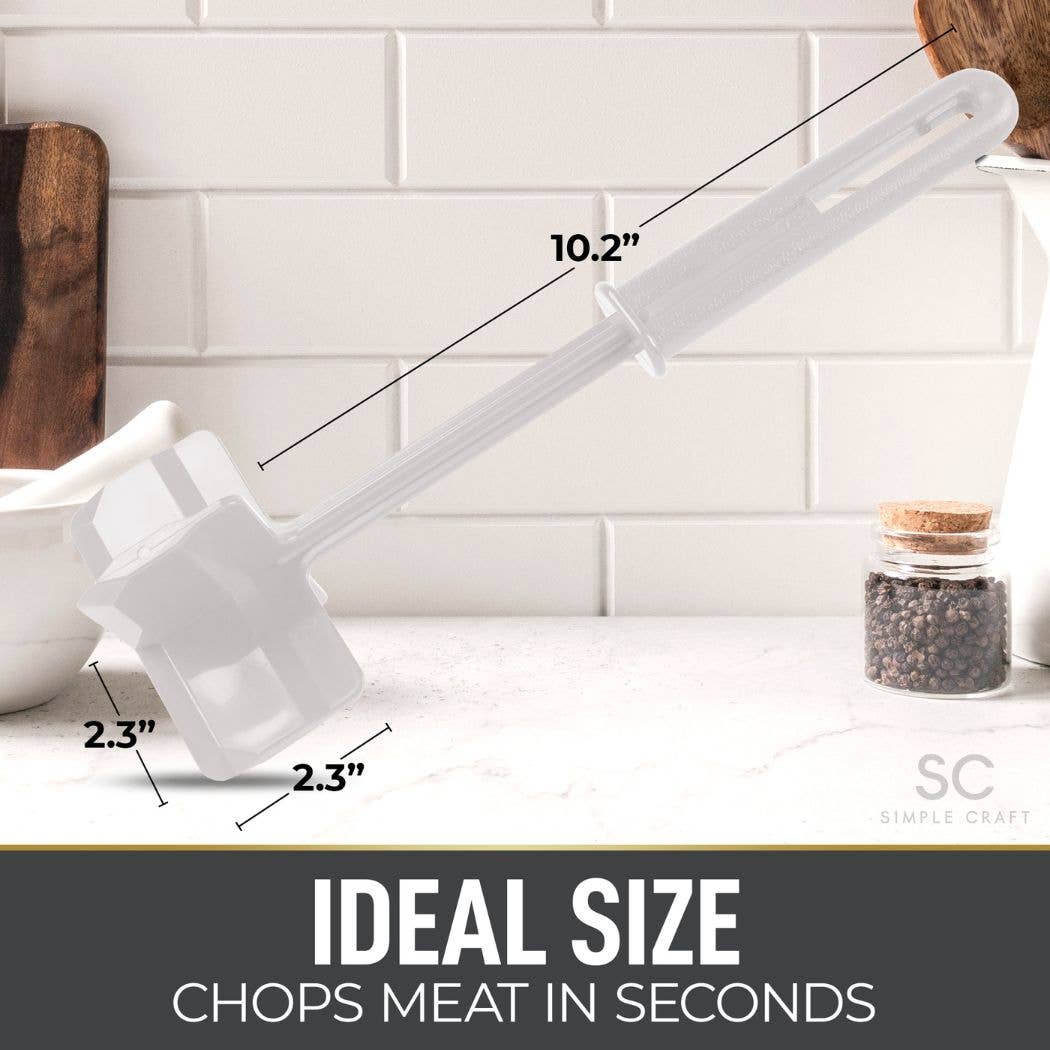 Zulay Kitchen - Wholesale Keukengereedschap/gadget - Vleeshakker - Premium Vleesstamper & Voedselscheider Gereedschap9