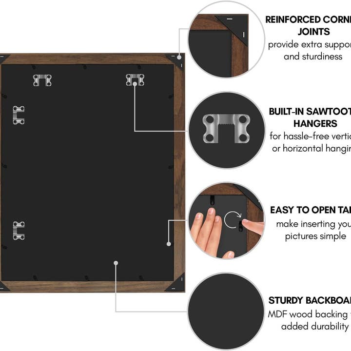 Americanflat - Wholesale Picture Frame - Americanflat Poster Frame with Wide Molding110