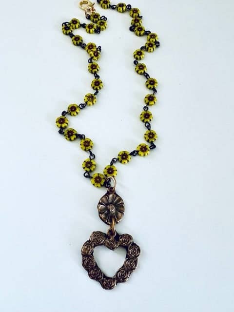 Flowers For Mom Necklace for wholesale by Michelle DaRin Jewelry