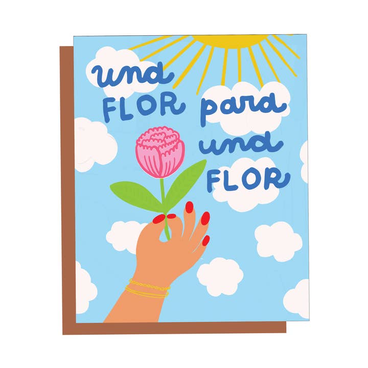Amiga Hormiga Studio - Wholesale Love Card - Una Flor Para Una Flor 0