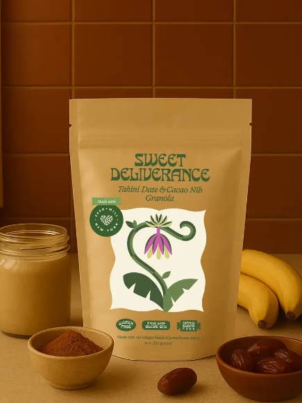 Délivrance Sucrée - Granola tahini, datte et éclats de cacao 227 g (8 oz) pour la vente par Mast