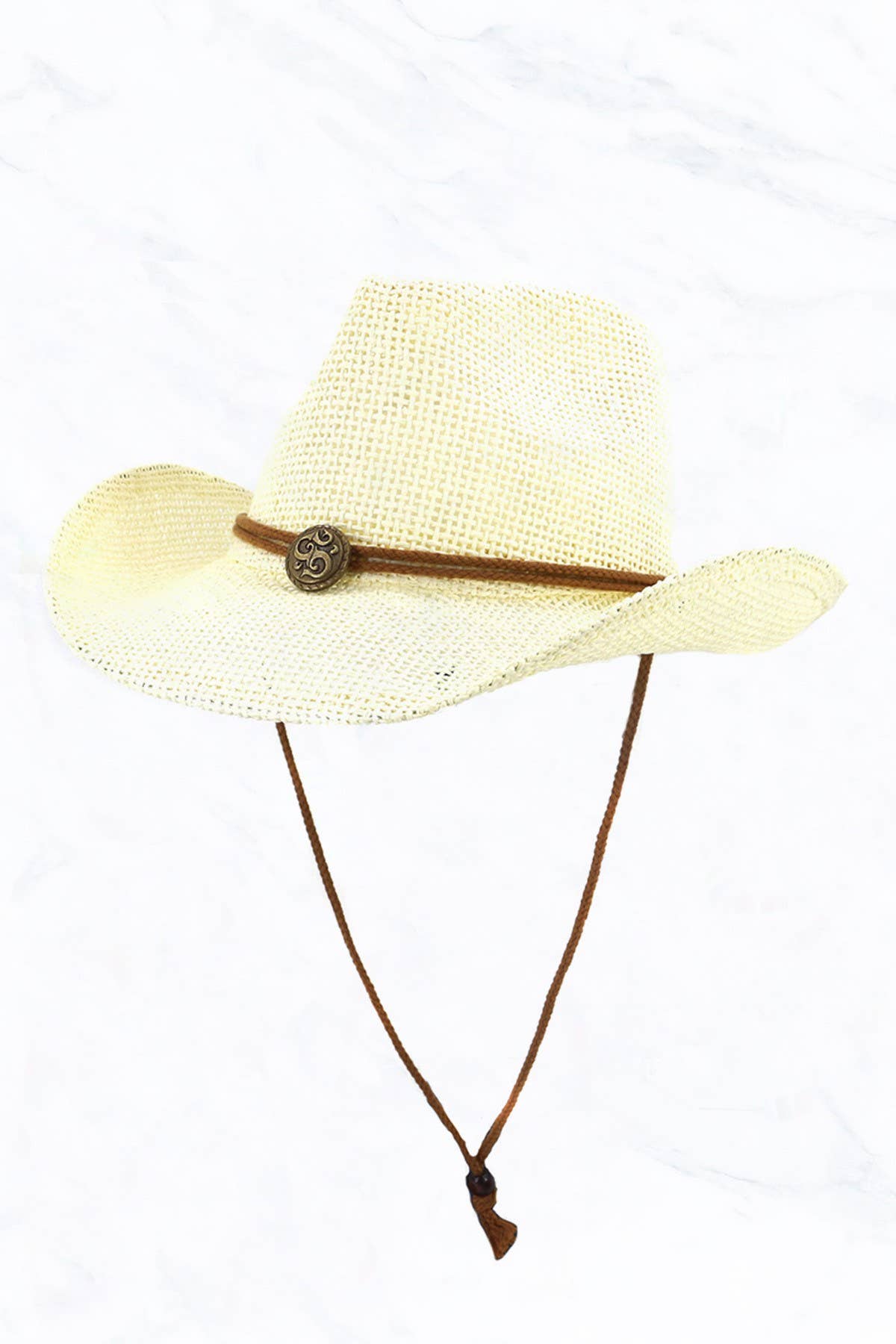 Suzie Q USA - Wholesale Straw Hat - Women's - New Western Cowboy Straw Hat1