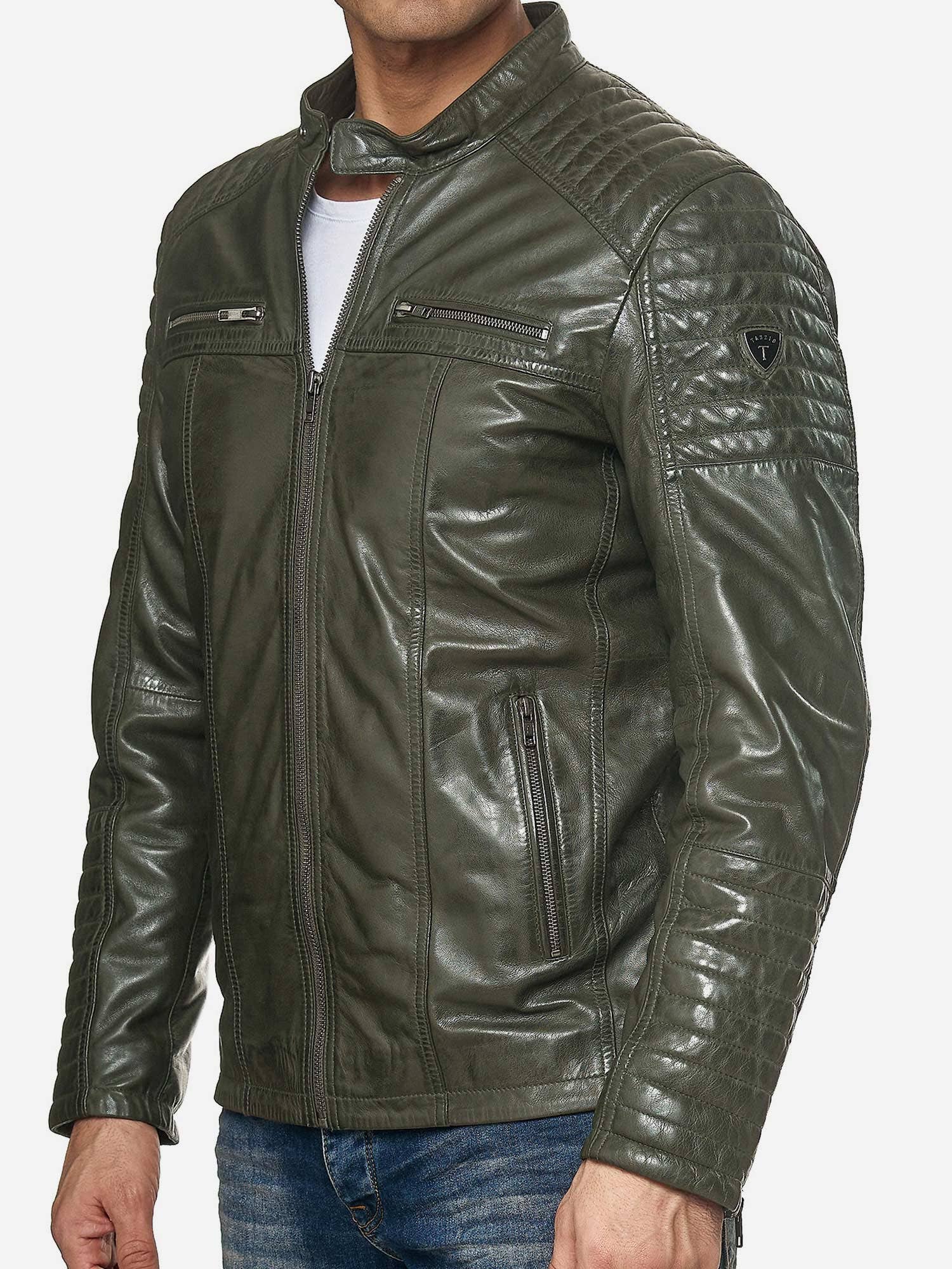 Tazzio – Großhandel Lederjacke – Herren – Tazzio Herren Jacke Lederjacke Biker Echtleder 1970921