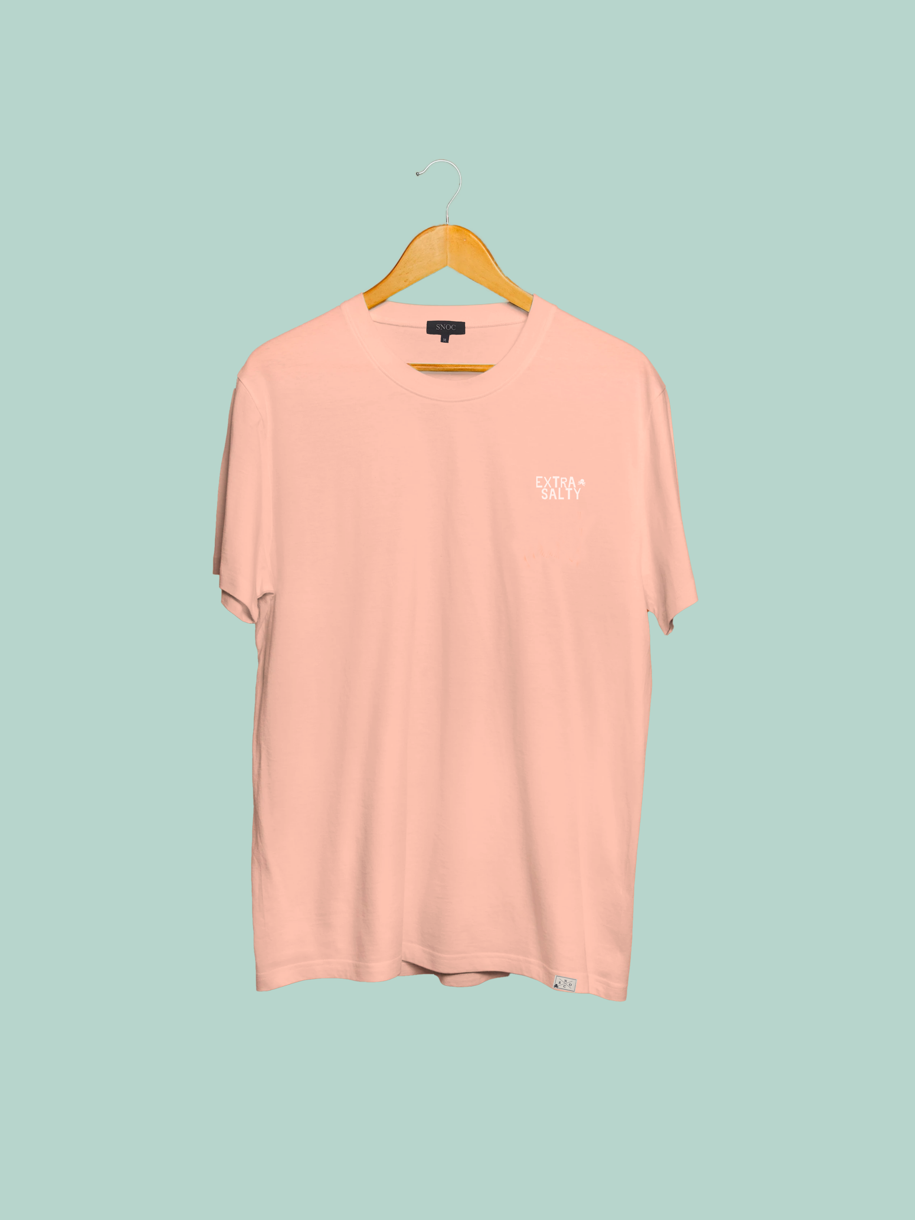 SNOC - Wholesale Screen Printed T-Shirt - Unisex - SNOC EXTRA SALTY T-SHIRT1