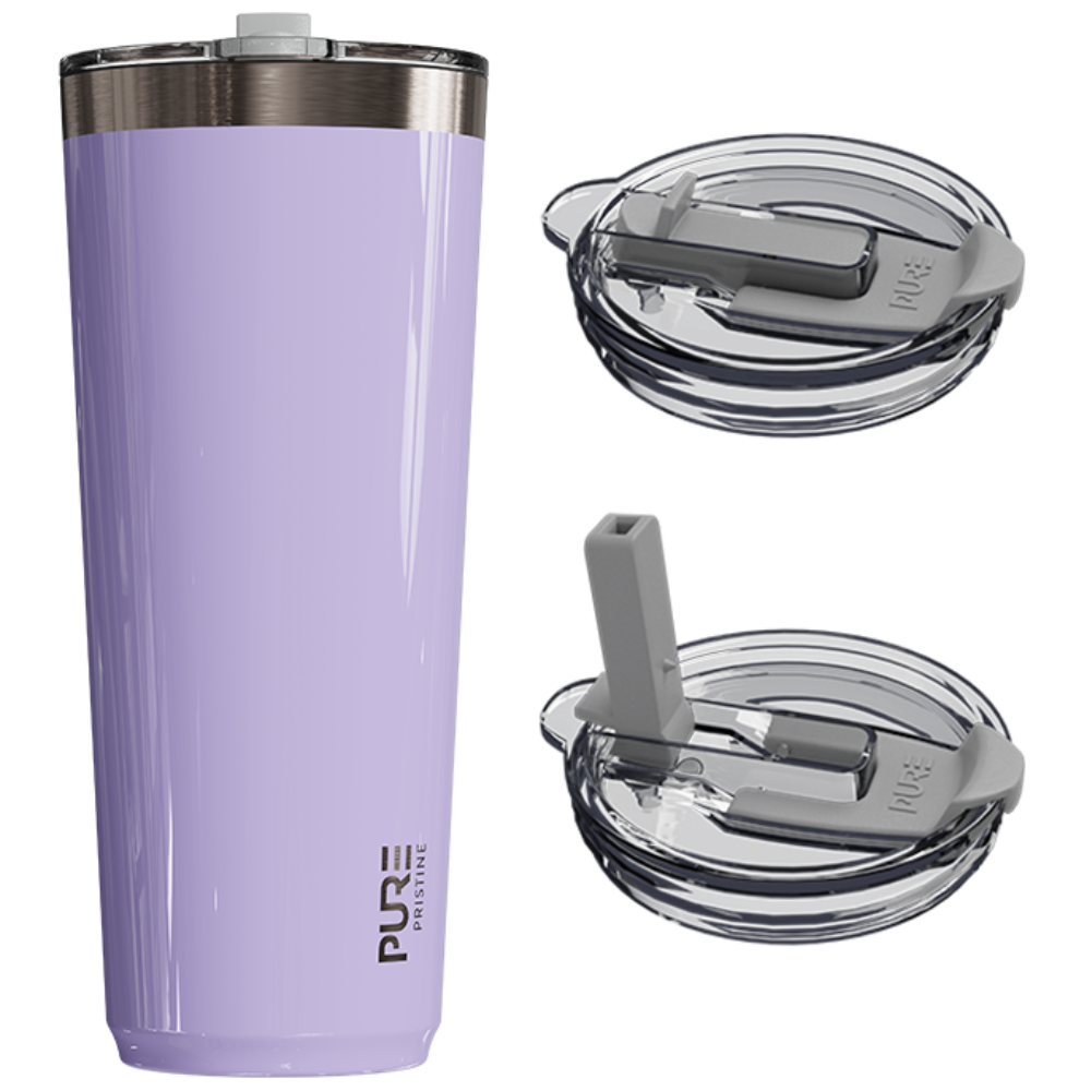 PURE Drinkware - Wholesale Insulated Mug/Tumbler - “Twistie” Stainless Steel Tumbler 32oz / 22oz – Antimicrobial - Solid Colors6