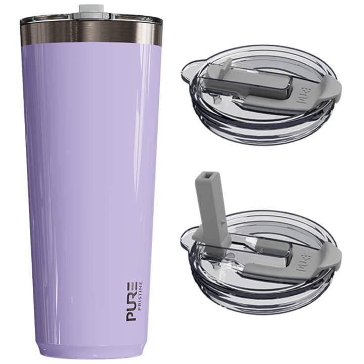 PURE Drinkware - Wholesale Insulated Mug/Tumbler - “Twistie” Stainless Steel Tumbler 32oz / 22oz – Antimicrobial - Solid Colors6
