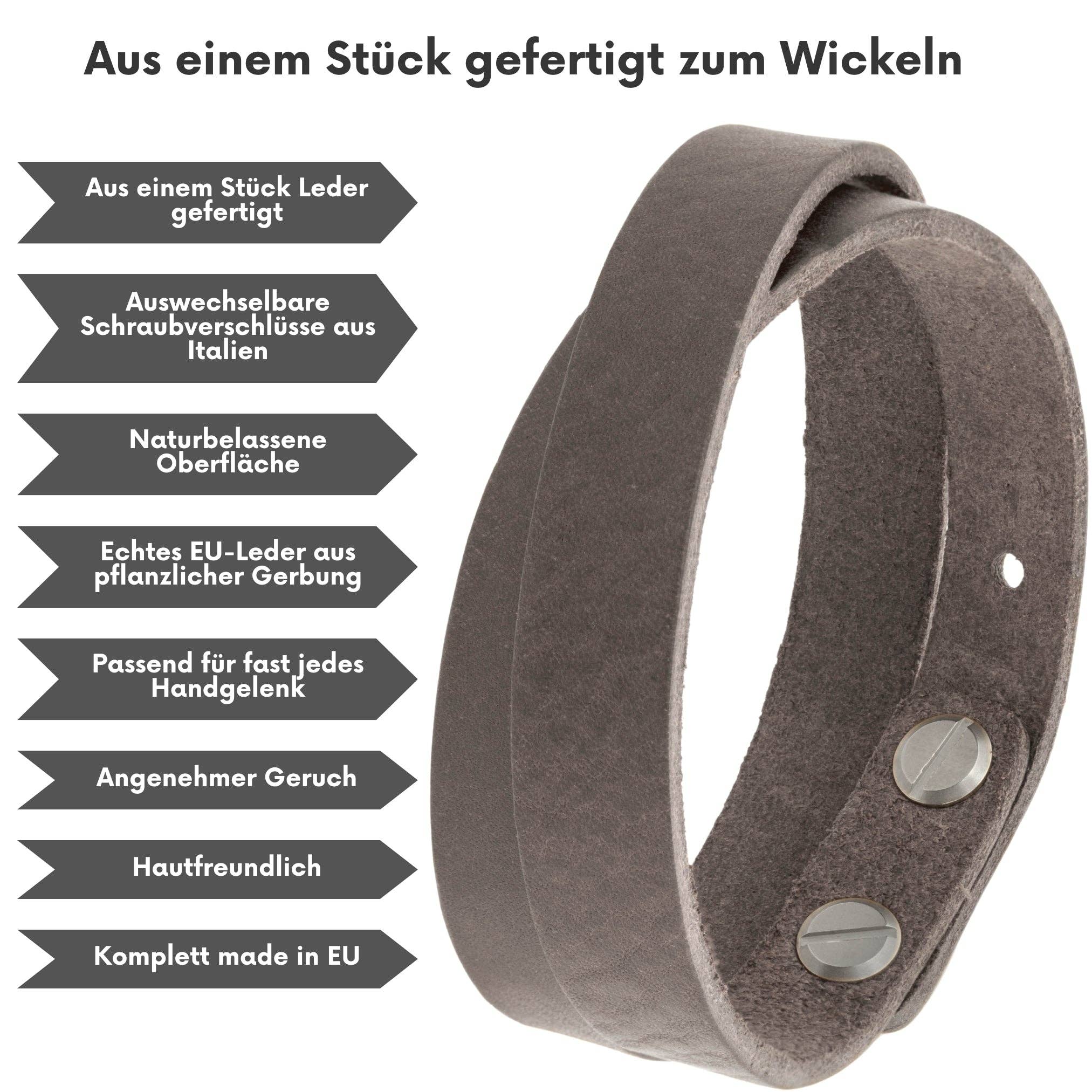 Simaru - Venta al por mayor Brazalete - Pulsera de cuero con tachuelas26