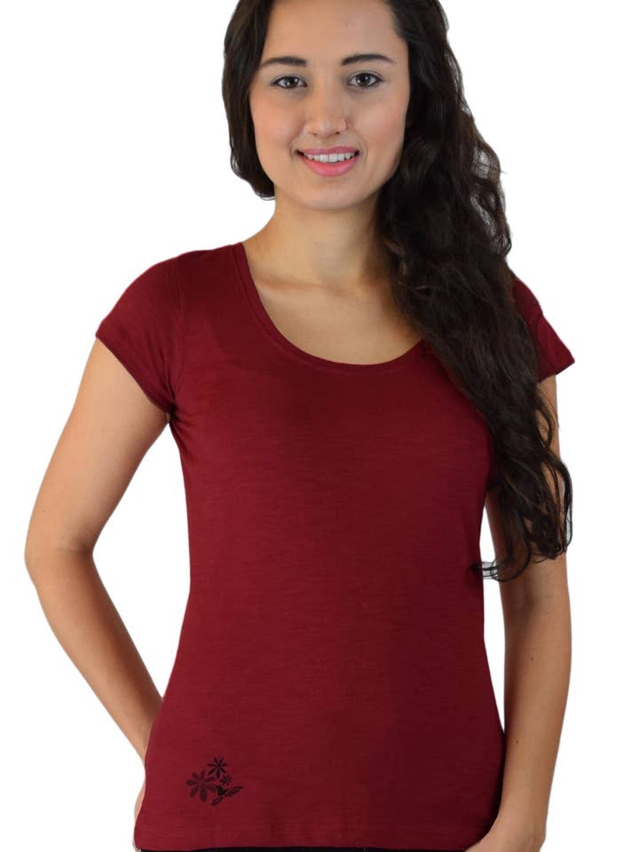 Pure Cotton Ladies Slub Jersey or Regular Jersey T-Shirt for wholesale by Ayurvastram