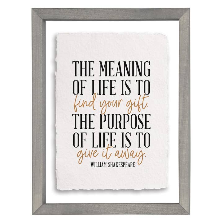 Find Your Gift Give - Floating Art Rectangle for wholesale by Sincere Surroundings