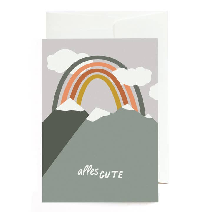 Rainbow Greeting Card for wholesale by Roadtyping