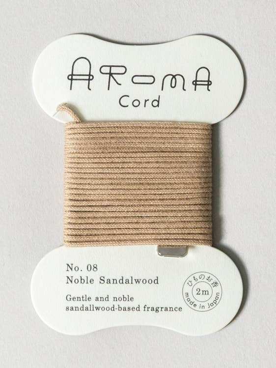 AROMA Cord Incense - Noble Sandalwood for wholesale by Morihata International Ltd. Co.