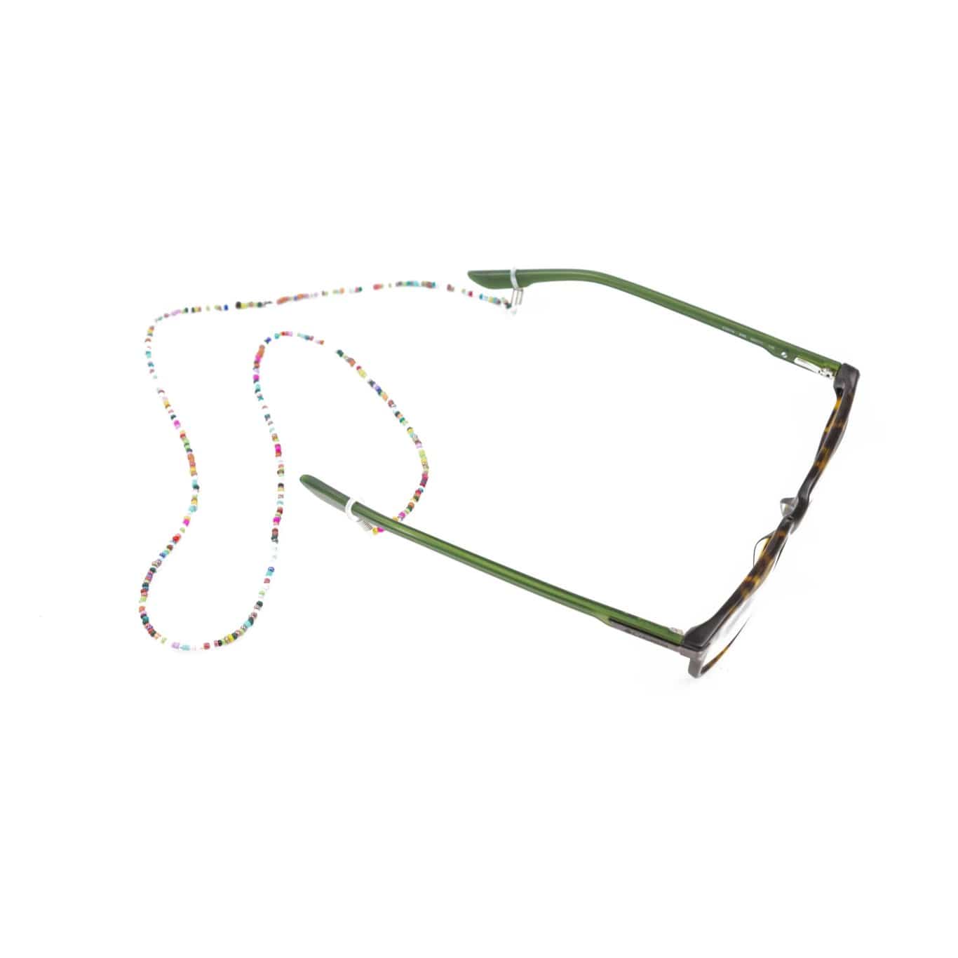 Upavim Crafts - Wholesale Eyewear Cases & Holders - Women's - Multi-Colored Seed Bead Eyeglass Chain2