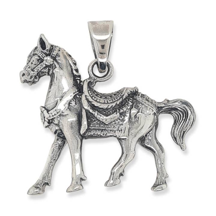 PENDENTIF CHEVAL GRAND S/S pour la vente par Mountain Creek Jewellery