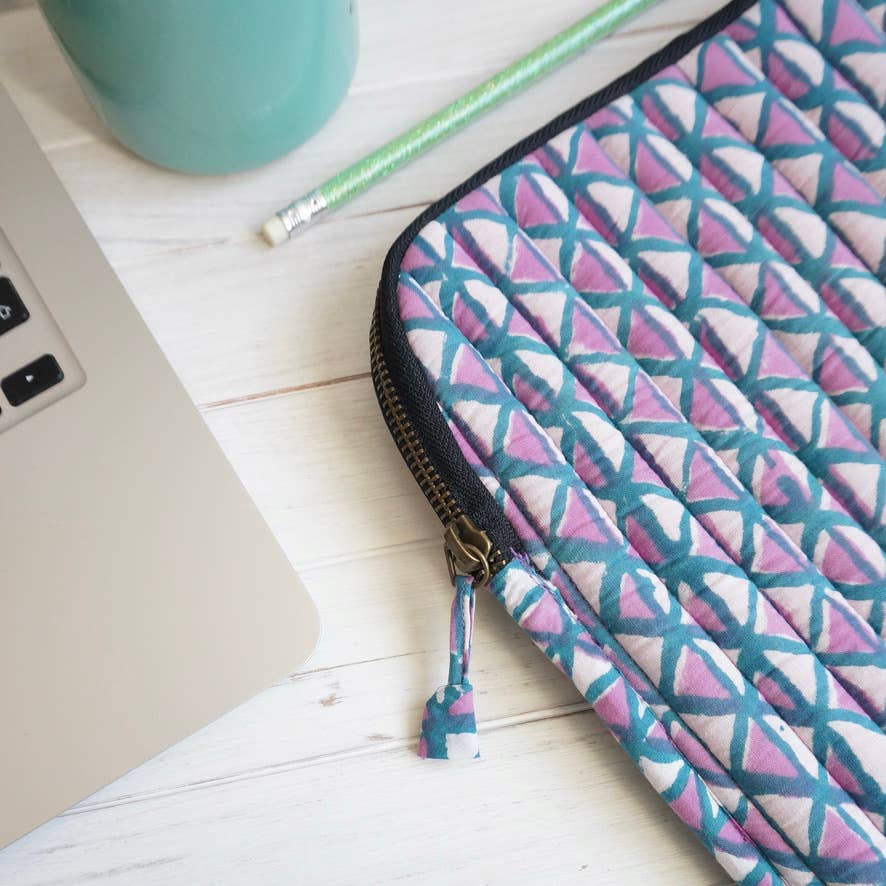 Claire Beaugrand - Wholesale Laptop Bag - Unisex - 6 Printed Cotton Laptop Sleeves - Set No. 17