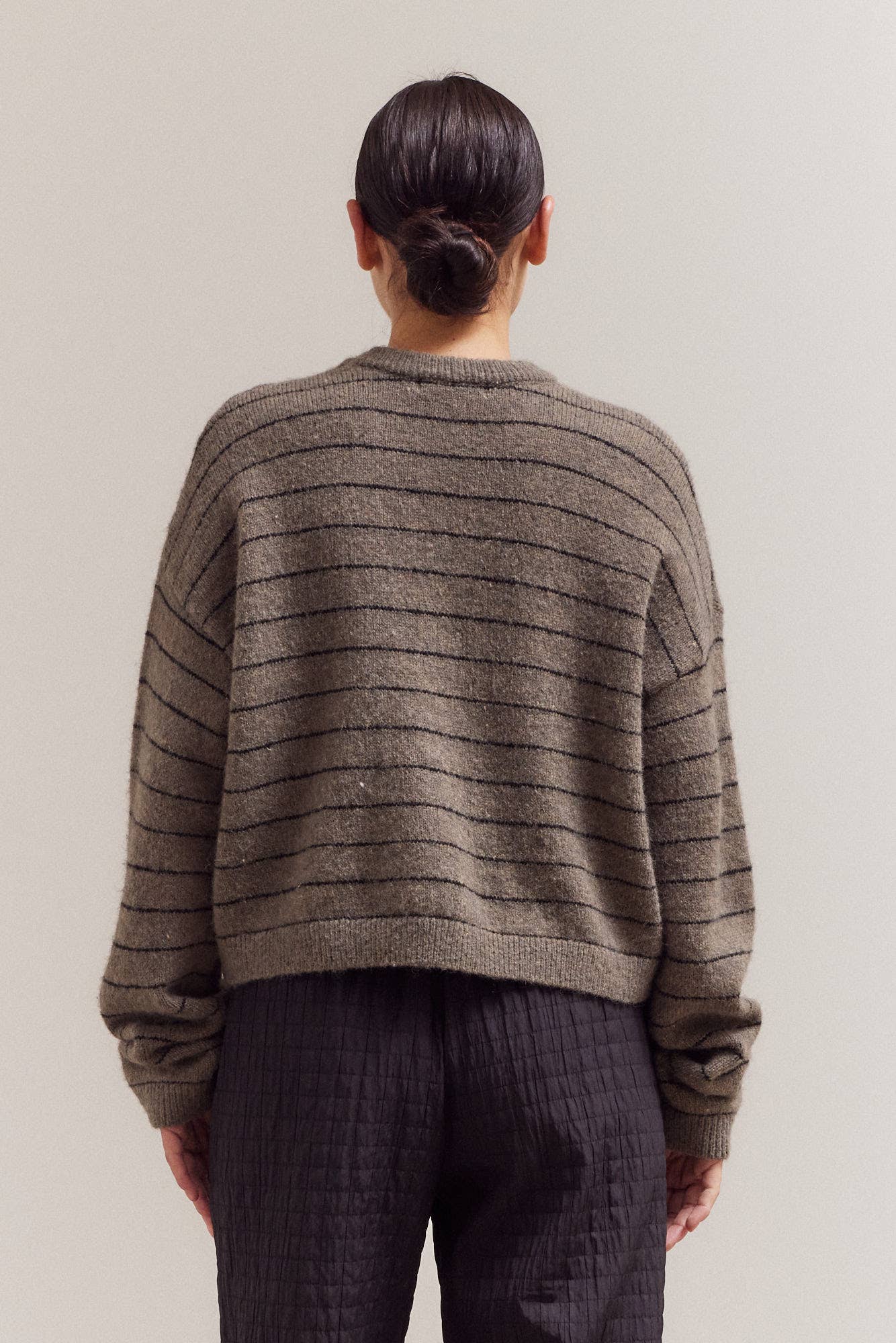 Grade & Gather - Venta al por mayor Jersey de punto - Mujer - 42047 - JERSEY DE RAYAS CON HOMBROS CAÍDOS10