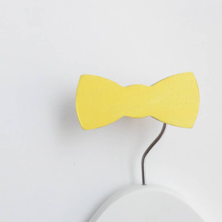 POPITTA - Wholesale Wall Hook - Kids & Baby - BOW YELLOW WALL HOOK