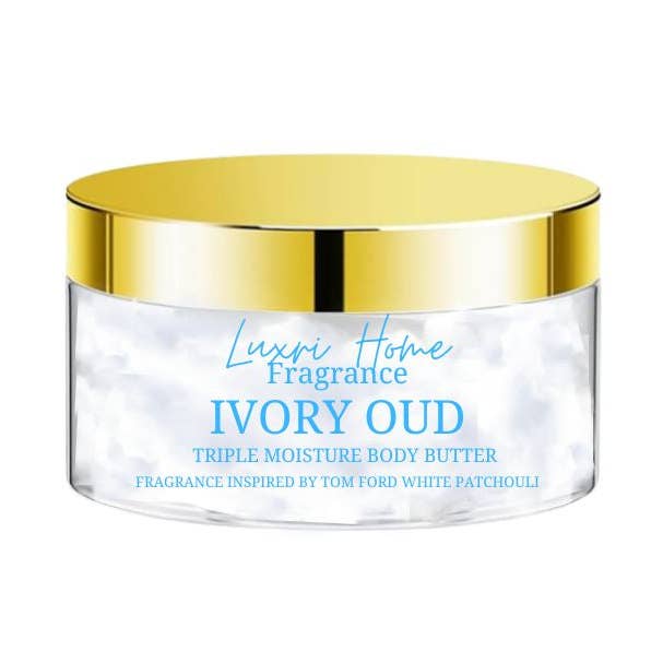 Ivory Oud Body Butter for wholesale by Luxri Home Fragrance