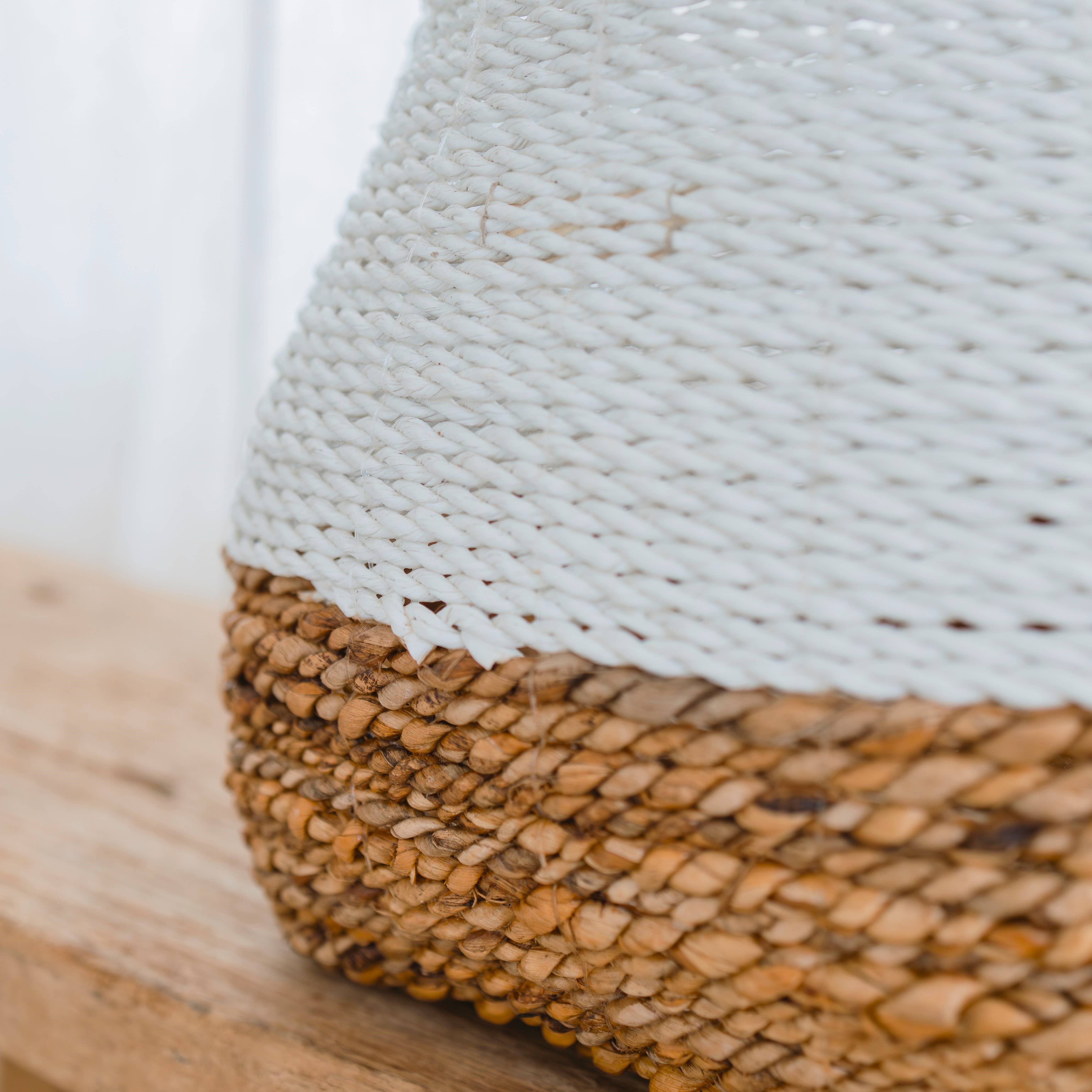 Soeji - Wholesale Basket - Woven Storage Basket White – Boho Decora Basket MAJALENGKA3