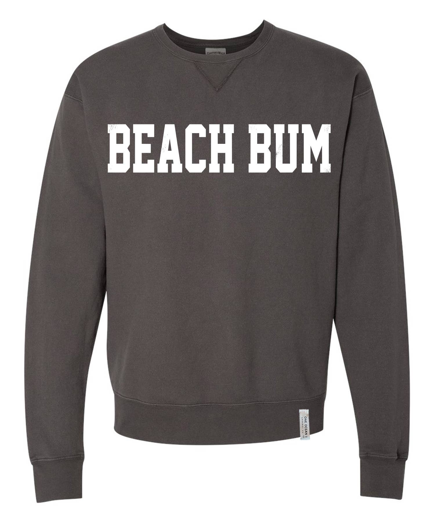 One Ocean Apparel Co.. - Wholesale Graphic Sweatshirt - Unisex - BEACH BUM Crewneck - CUSTOM COLORS12