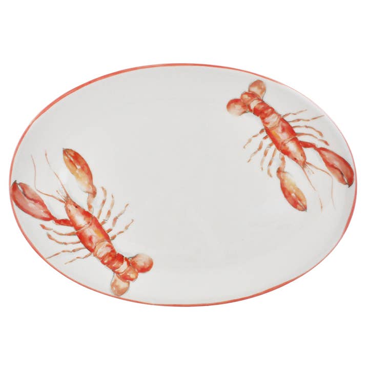 Lobster Oval Platter for wholesale by Abbiamo Tutto