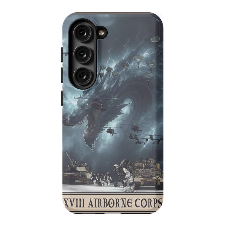 Funda para teléfono del XVIII Cuerpo Aerotransportado para venta al por mayor de Platoon Daddy LLC