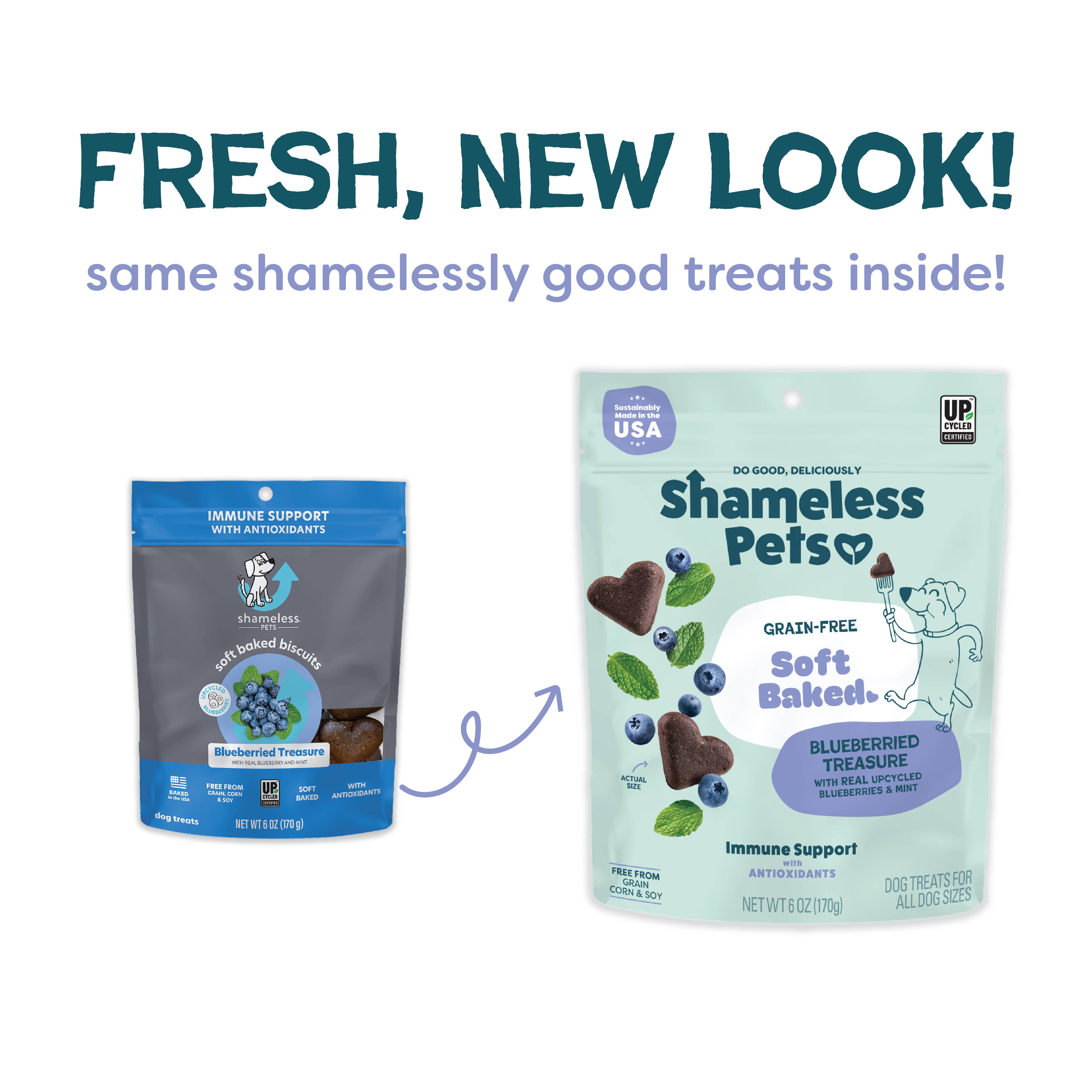 Shameless Pets - Wholesale Pet Treats - Dog - Blueberried Treasure Soft Baked Dog Treats1