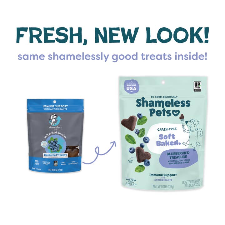 Shameless Pets - Wholesale Pet Treats - Dog - Blueberried Treasure Soft Baked Dog Treats1