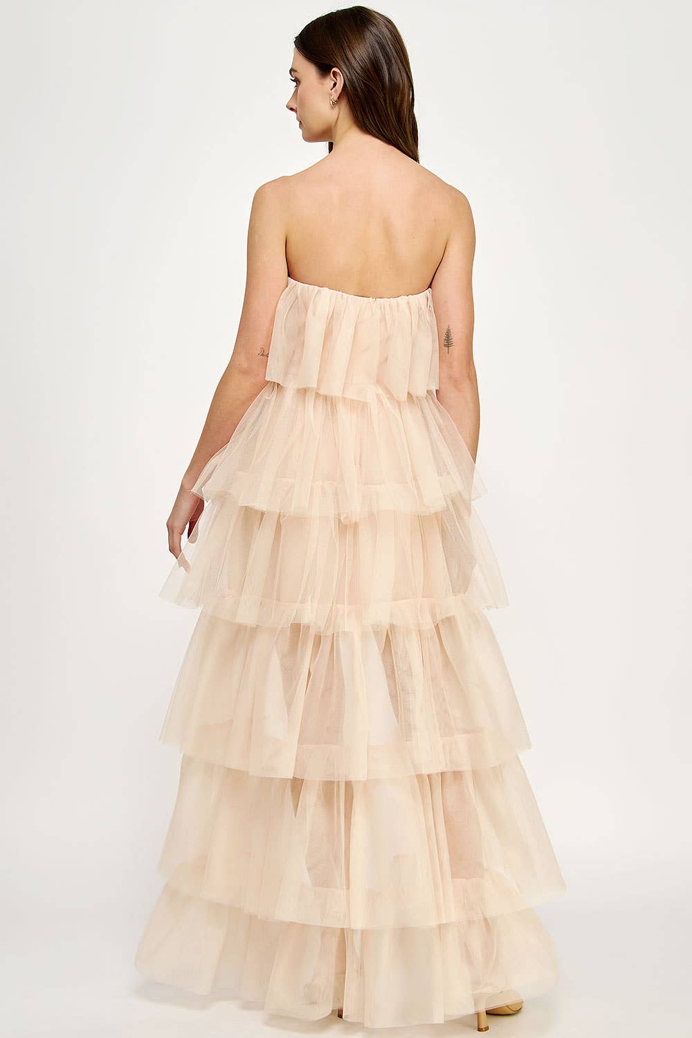 Strut & Bolt – Vestido - Mulher por atacado – Vestido de tule alto e baixo11