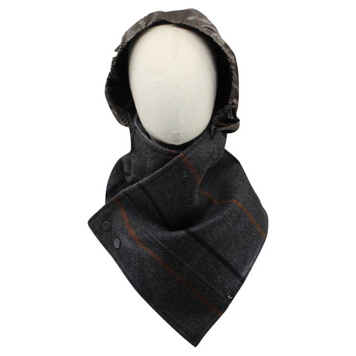 Hoodie Scarf - Rustic Brown for wholesale by KYNSHO