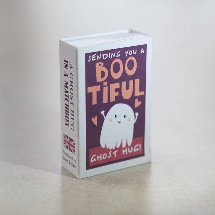 Marvling Bros Ltd - Wholesale Thinking of You Card - Sending You A Ghost Hug In A Matchbox