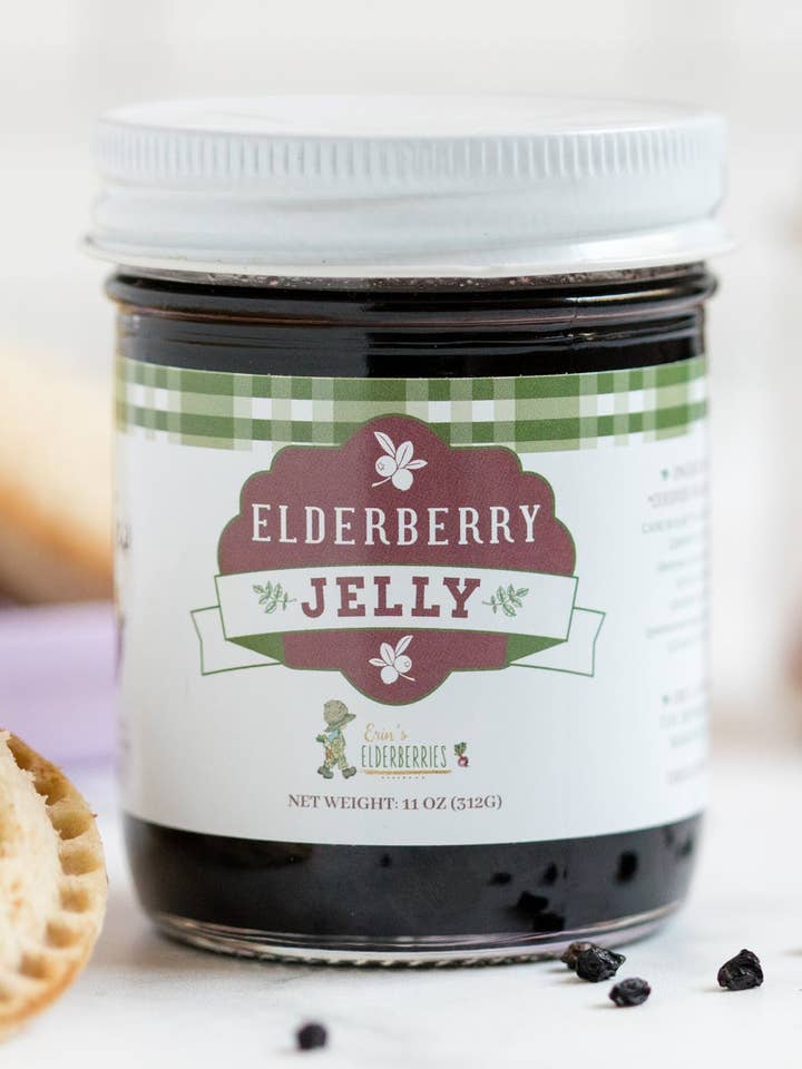 Elderberry Jelly for wholesale by Erin's Elderberries