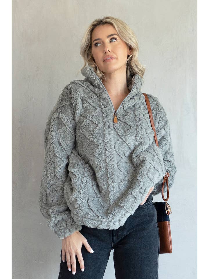 JNC RT (Jen & Co. Outlet) - Wholesale Fleece - Women's - SH2213 Sherri Textured Sherpa