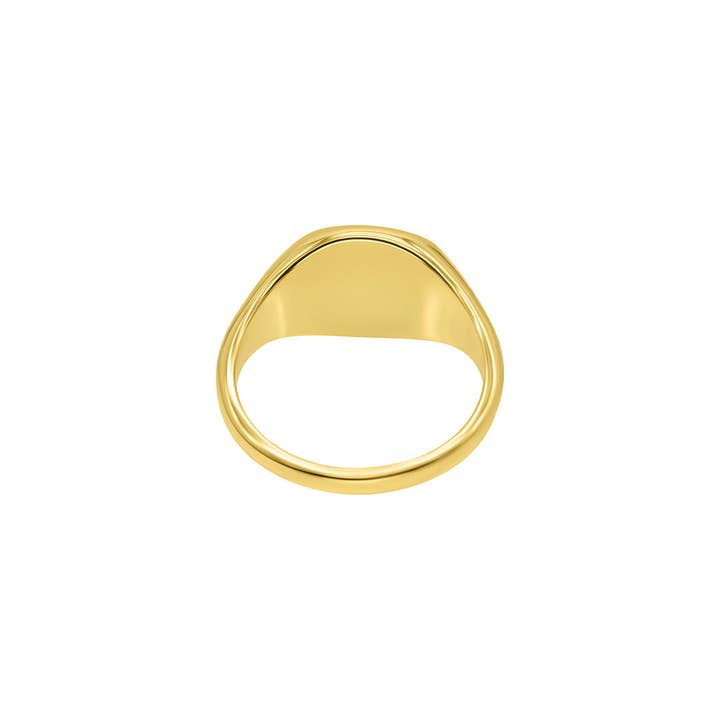 Adornia - Wholesale Signet Ring - Square Face Signet Pinky Ring3
