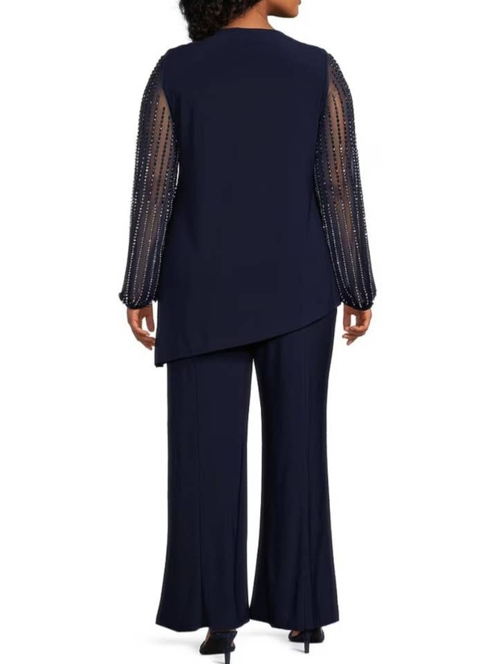 New Yorker's Apparel - Wholesale Top & Pant Set (NOT Loungewear) - Women's - Marina Asymmetrical Two-Piece Pant Set4