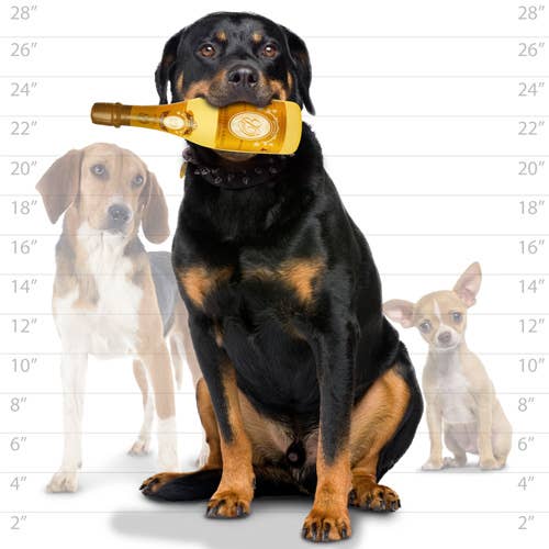 Tuffy Dog Toys - VIP Products – wholesale Pipleksak - Hund – Silly Squeaker vindsflaska Crispaw, pipande rolig hundleksak4