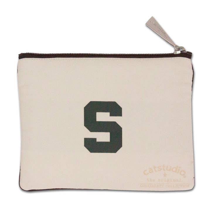catstudio - Wholesale Pouch - Unisex - Michigan State University Collegiate Zip Pouch1