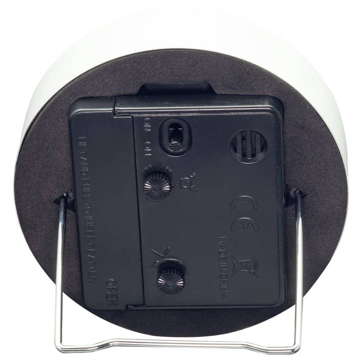 NeXtime - Wholesale Alarm Clock - Table Alarm Clock 9x9x7.5cm - Silent - Light function /Metal "Small"7