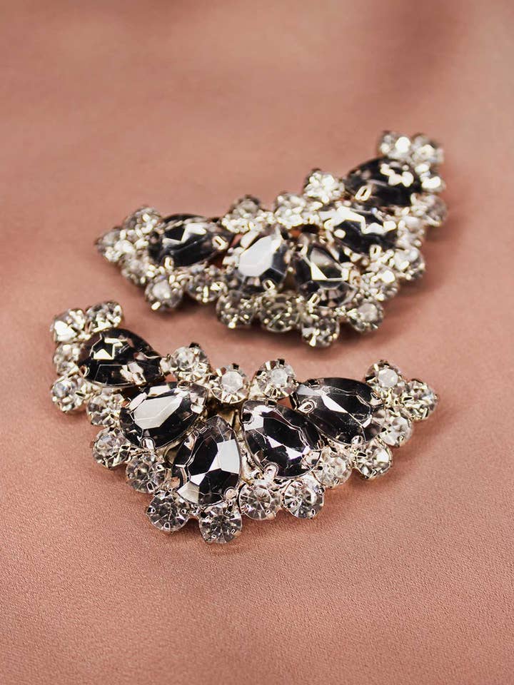 Clips Alma cristal gris pour la vente par Froufrouz