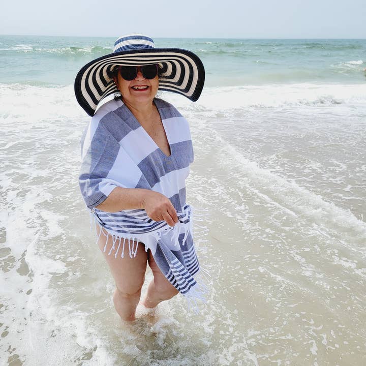 EBRU Home – Engroshandel Strandbadekåbe – Dame – Strandkjole, Stranddække, Håndlavet Lys betræk17