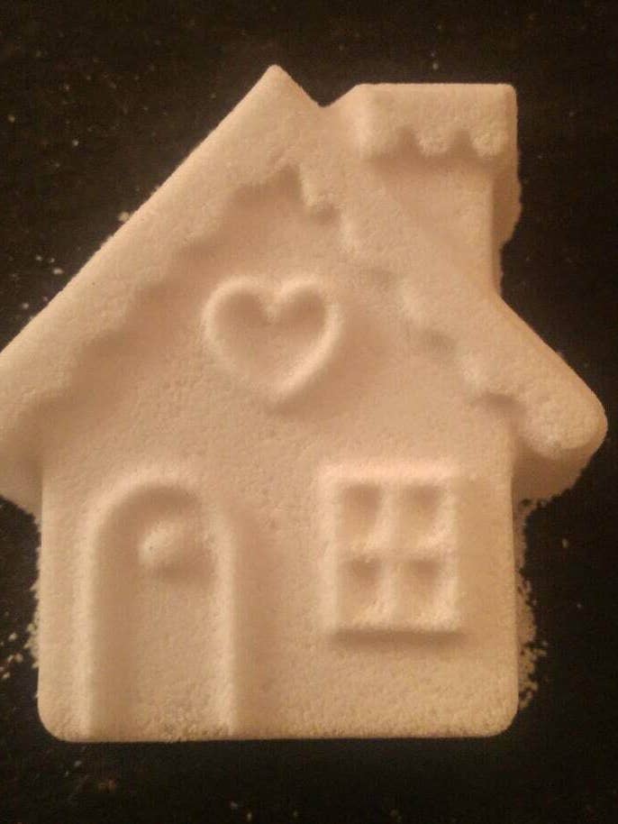 Ginger brød hus Bath Bomb Mold for engroshandel hos BBHP Moulds