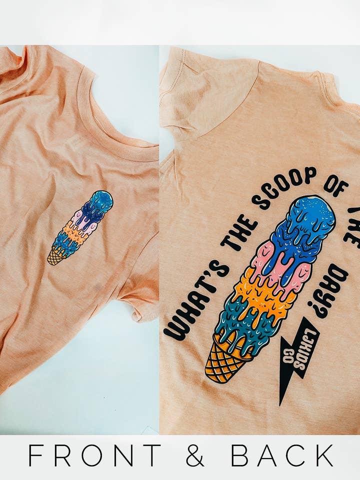 What’s The Scoop Tee for wholesale by LJkids.Co